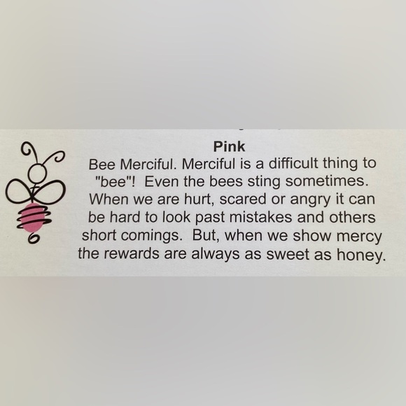 Sterling Silver and Pink Bee Pendant Necklace
17” long with extender - Picture 7 of 7